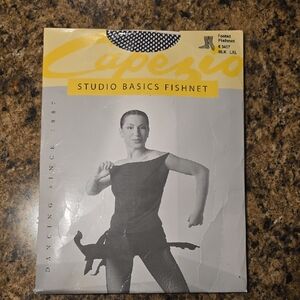 Capezio Studio Basics Black Fishnet Tights